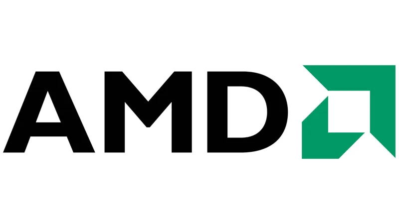 Logo AMD utilizzato per illustrare l'annuncio dei nuovi processori Ryzen AI 400 e Ryzen AI PRO 400 desktop