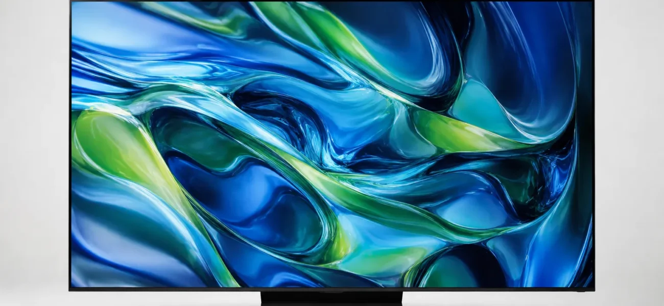 Illustrazione generata con IA di Samsung OLED 4K S95 per DavidMayBuy